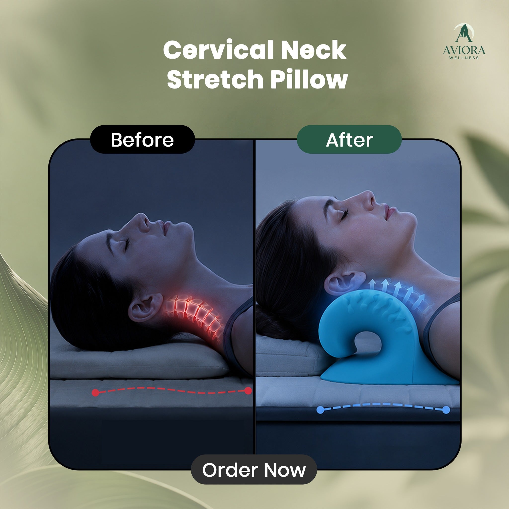 Cervical Neck Stretch Pillow